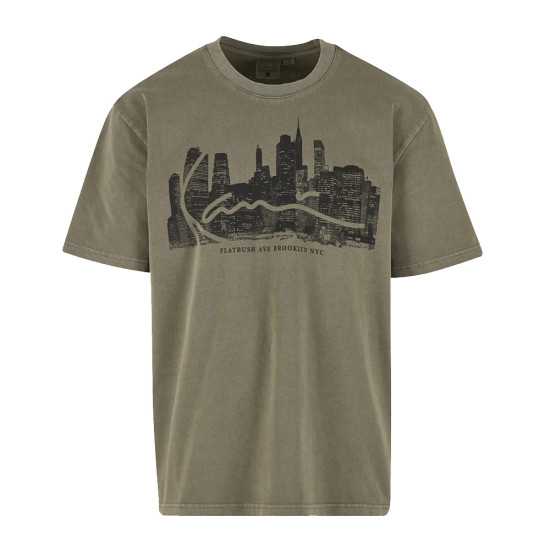 Karl Kani Ανδρική κοντομάνικη μπλούζα Signature Skyline Washed Boxy T-Shirt